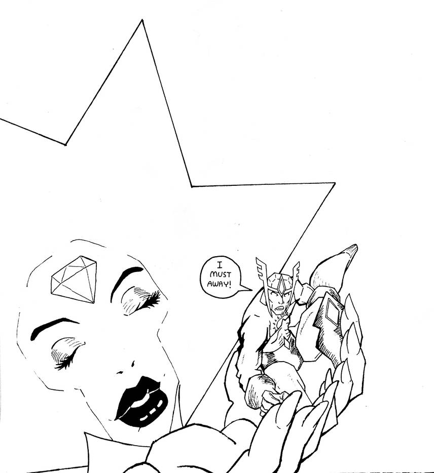 White Diamond Giving Crystar A Kiss (Request)