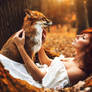 Bella with a fox