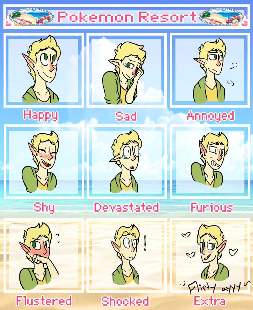 Pokemon Resort || Expression Meme || Jesse