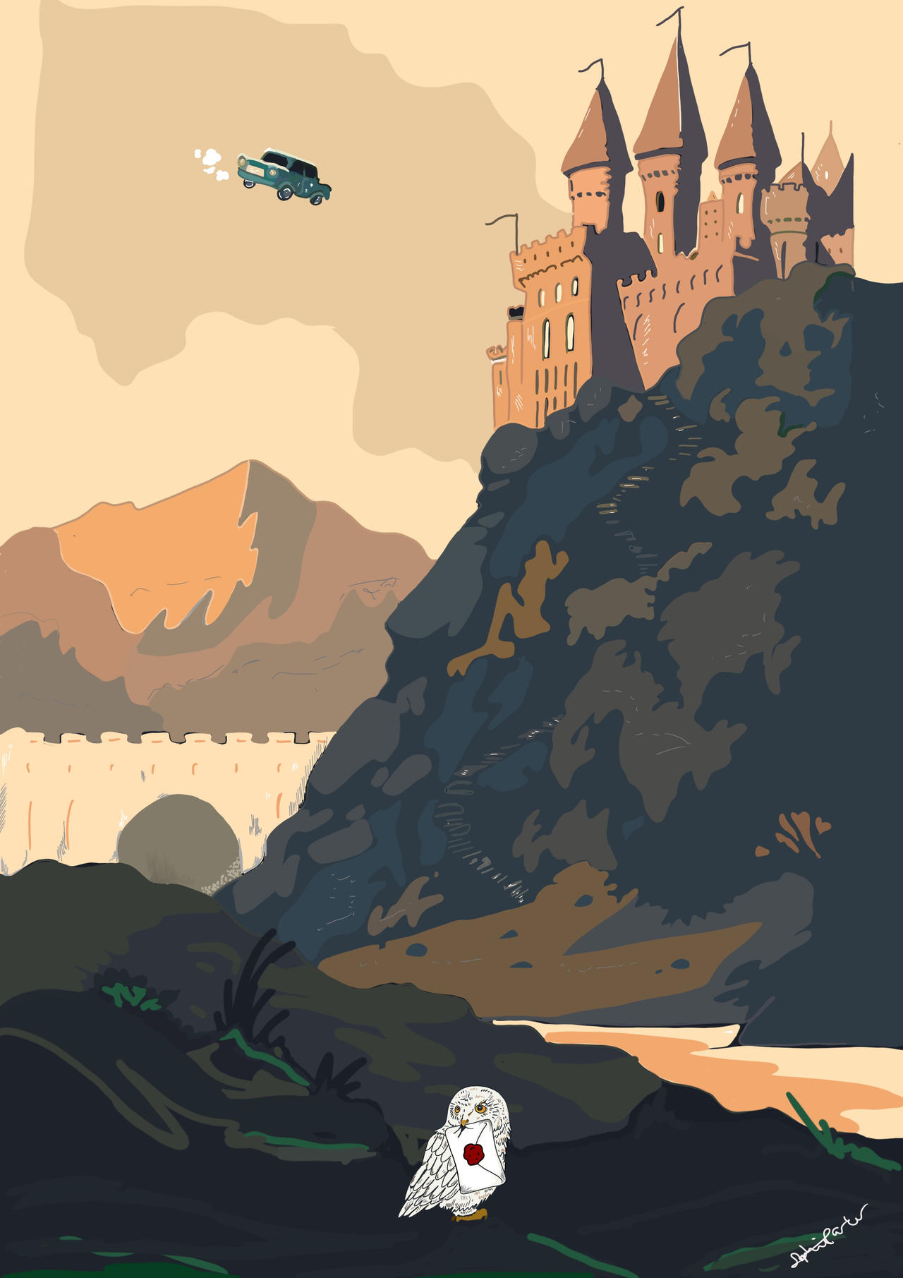 Hogwarts - Harry Potter Wallpaper by Arch Apolar by Spirit--Of-Adventure on  DeviantArt