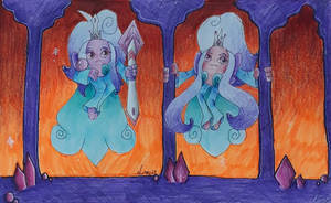 Crystal queen and king