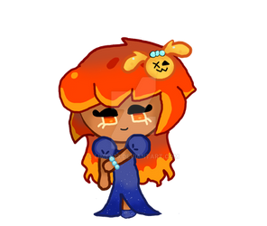 Pumpkin pie cookie's costume