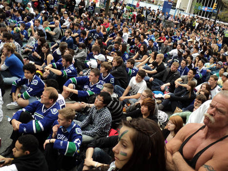 Canucks fans in Stanley Cup Final 2011