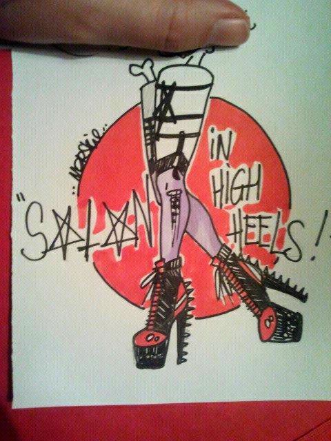 Satan in high heels