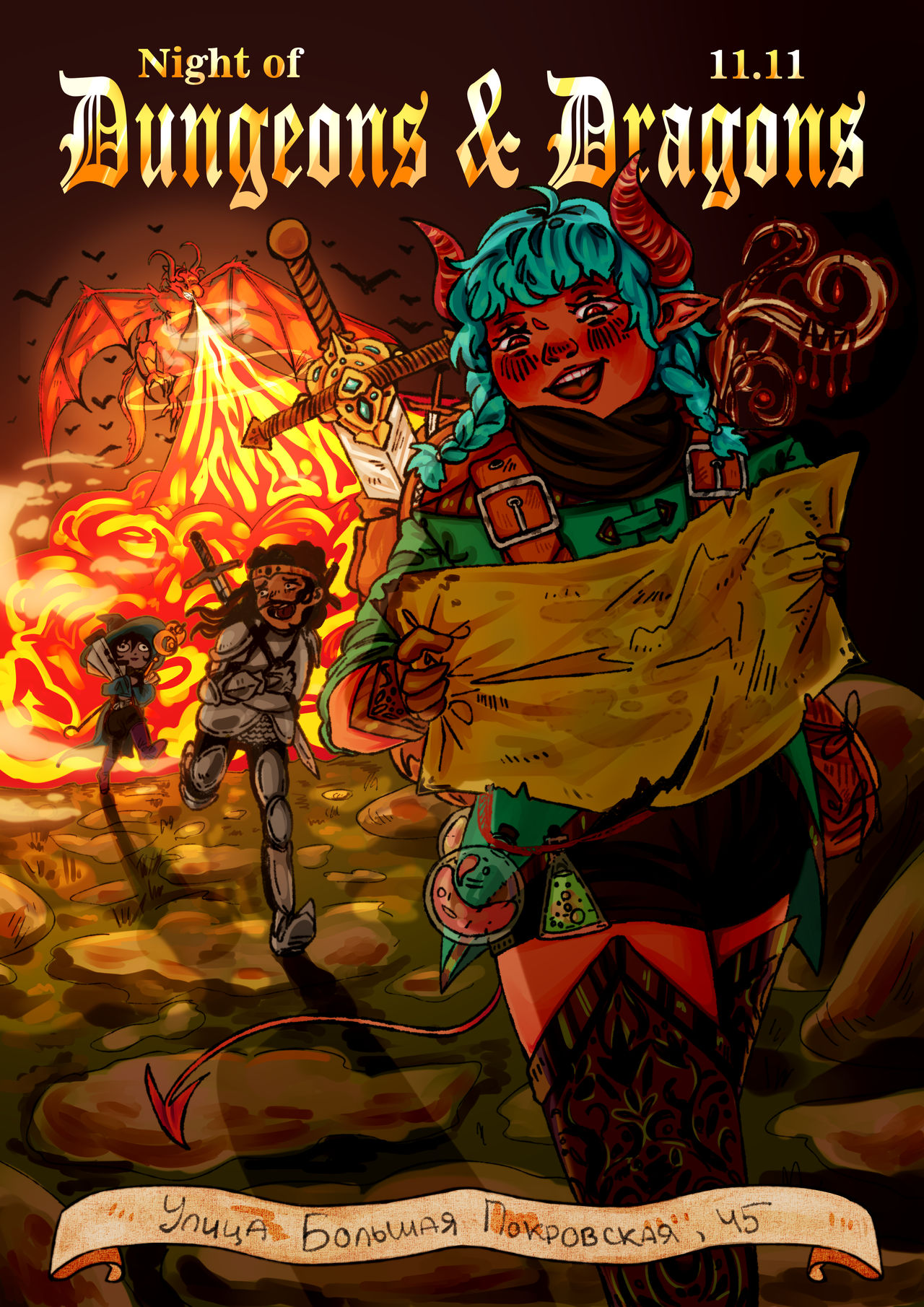 DnD poster for study by Tamerchen on DeviantArt