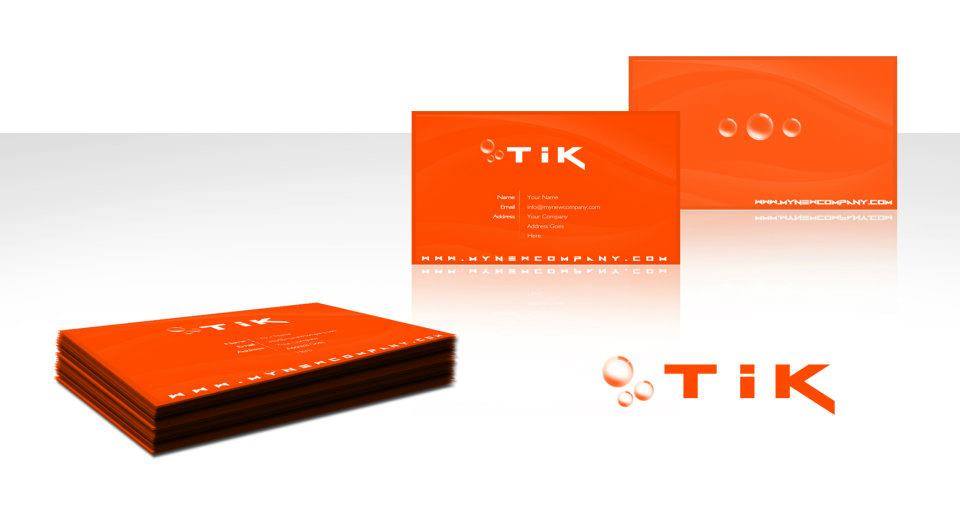 TIK - Business card design