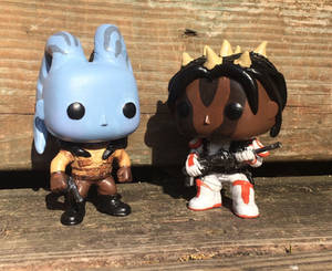 Custom FunkoPOP - SWTOR Kif'et and Kazta