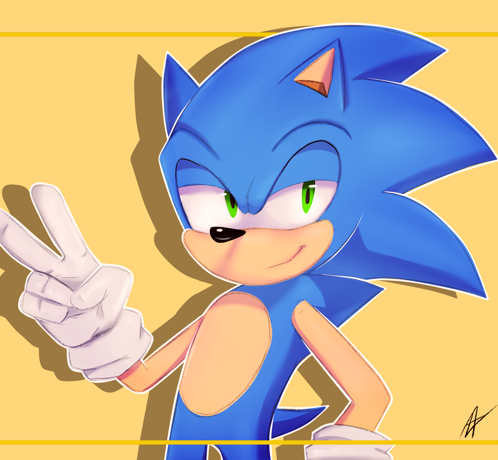 Classic Sonic Fanart by LightFreak86 on DeviantArt