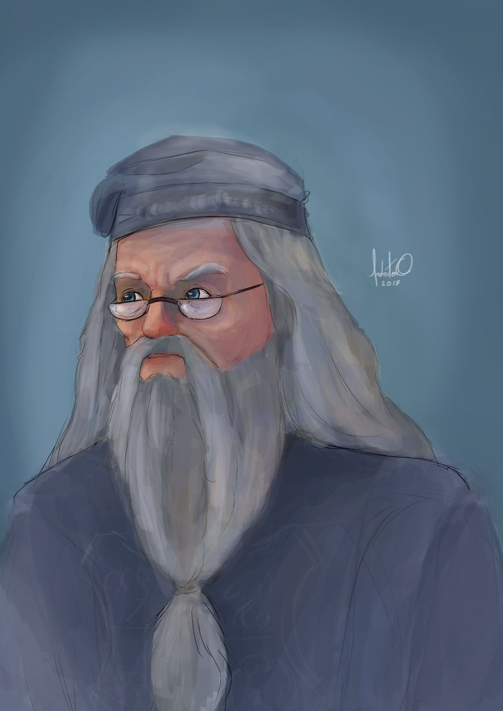 Dumbled Dumbledore Portrait by AndertonOliveira on DeviantArt