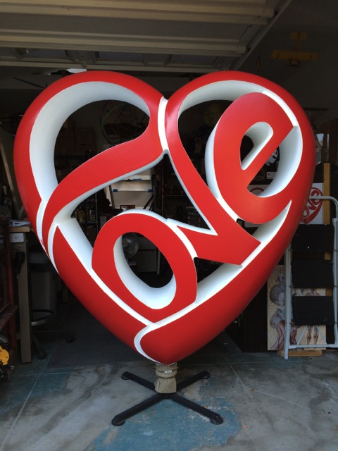 Love Heart Sculpture