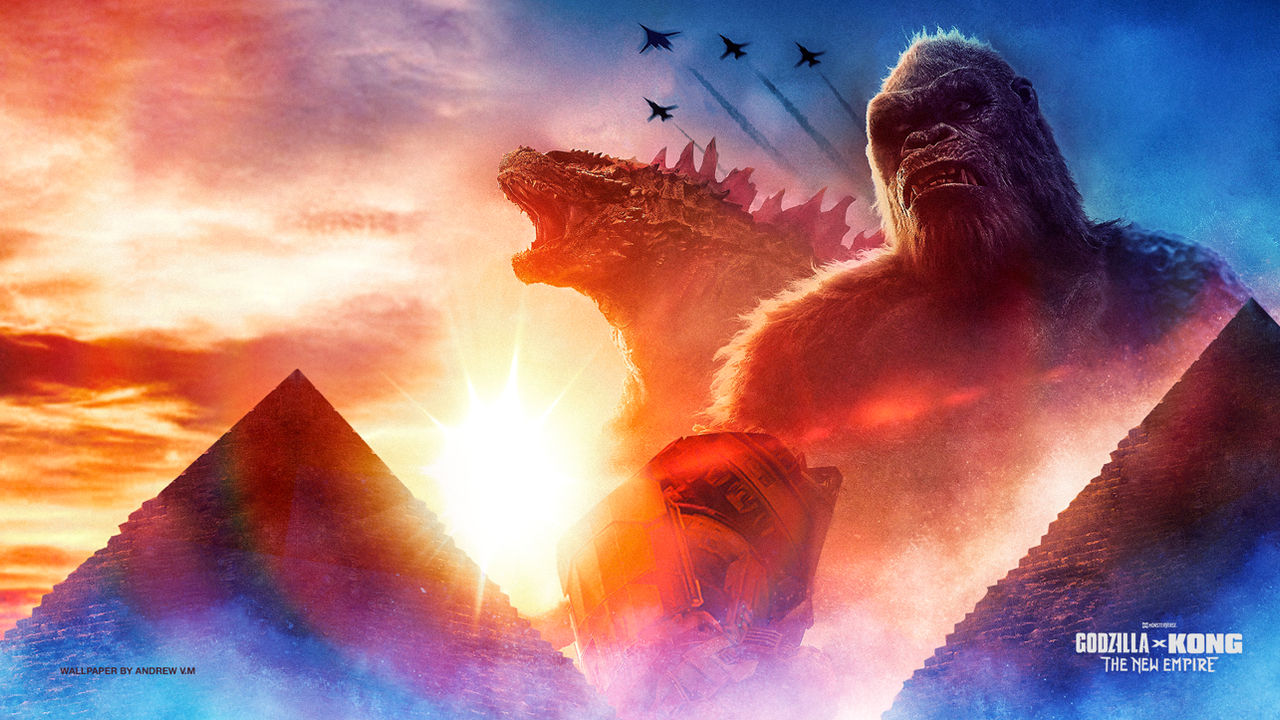 GODZILLA X KONG THE NEW EMPIRE WALLAPER HD TOTAL F by Andrewvm on