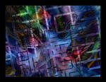 Labyrinth blue by Szellorozsa