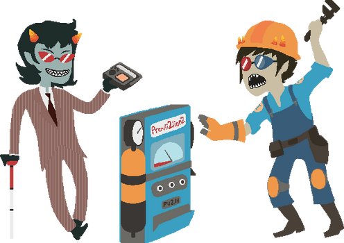 TF2Stuck Terezi and Sollux