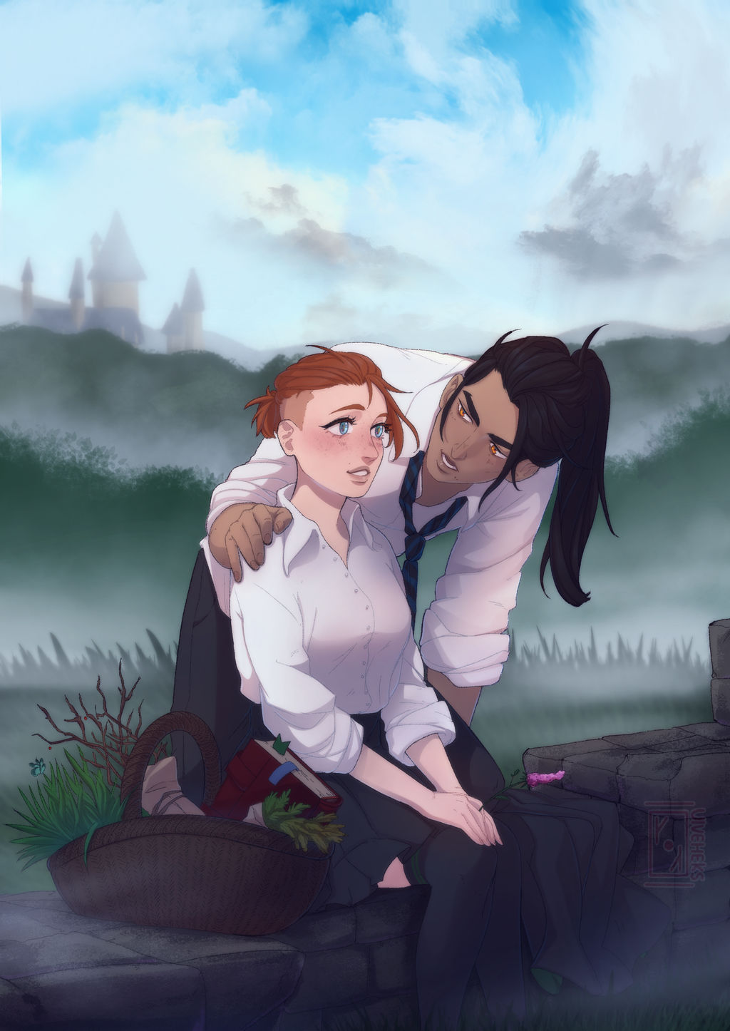 Marie and Leon by UlveHeks on DeviantArt