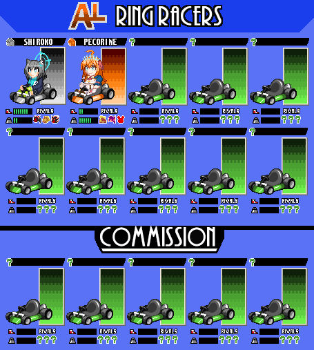 Ring Racers List by ALHAVEAS on DeviantArt