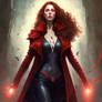 Conjuring magic - Scarlet Witch
