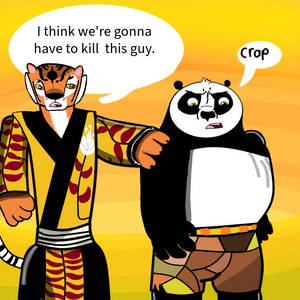 Tigress and Po the steven meme