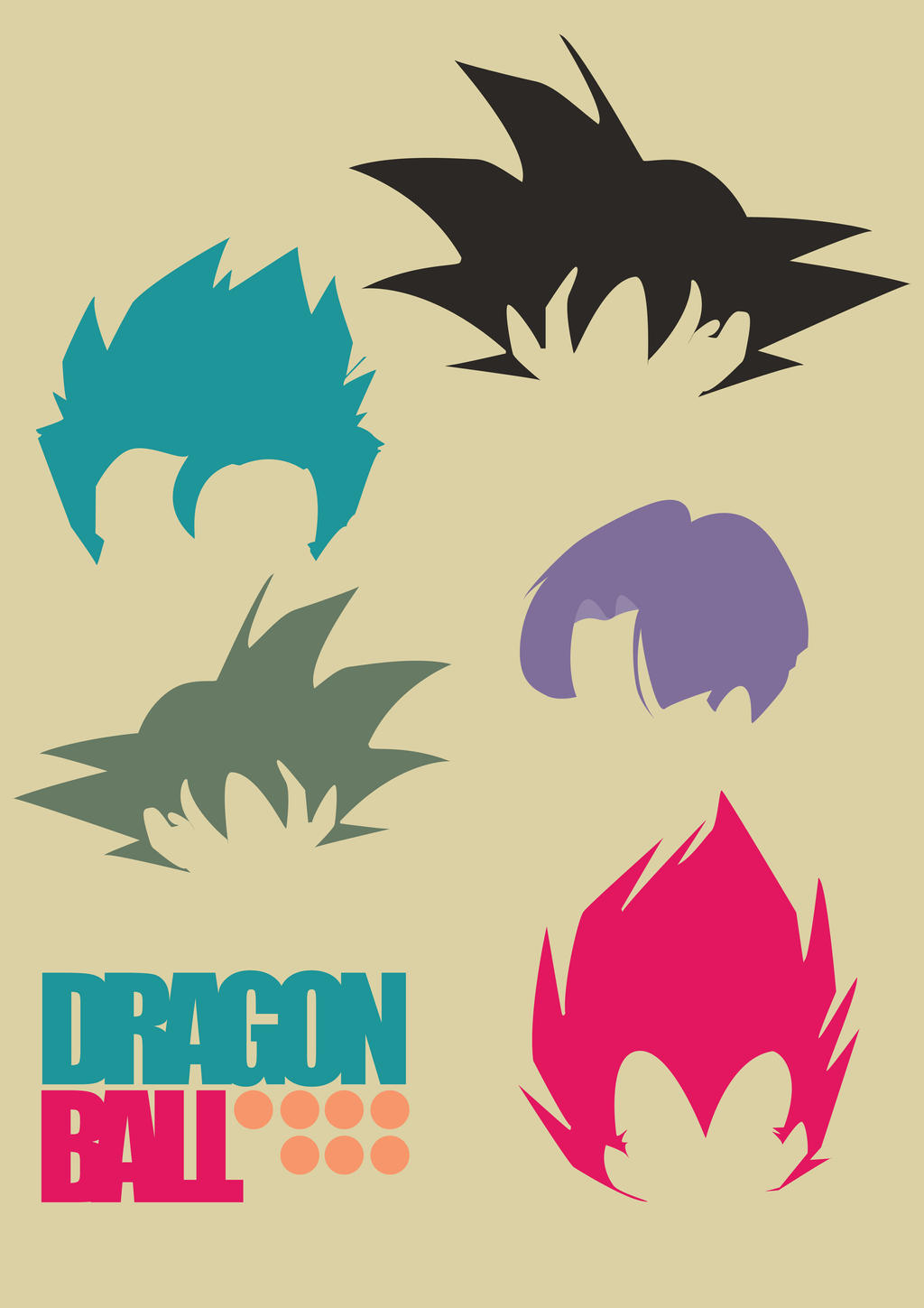 DB Hair styles poster by CarabARTS on DeviantArt