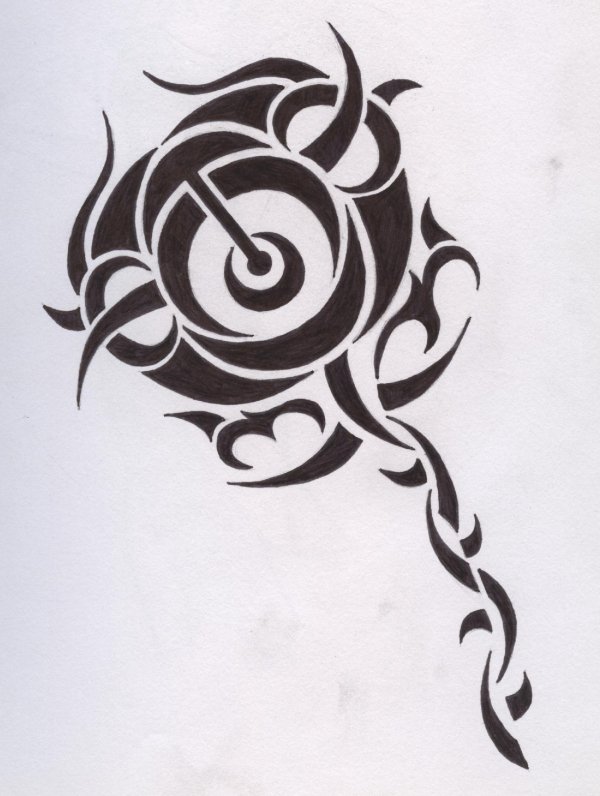 Tribal rose