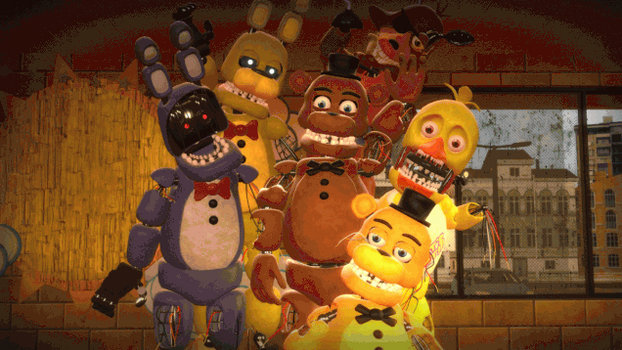 Old and the New (FNAF gif)