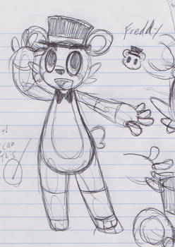 FNAF New Style Freddy Sketch