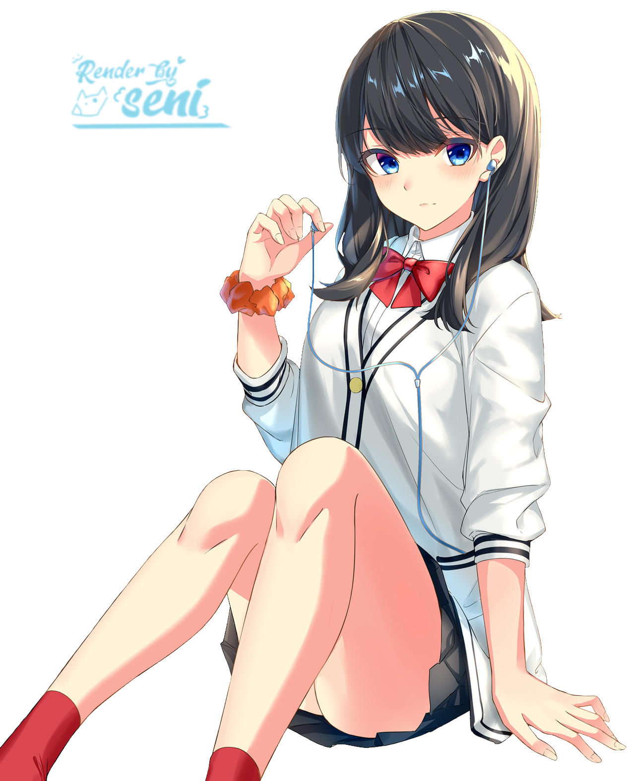 Anime girl- render by SeniThao on DeviantArt