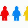 Lego Man Colour Silhouette