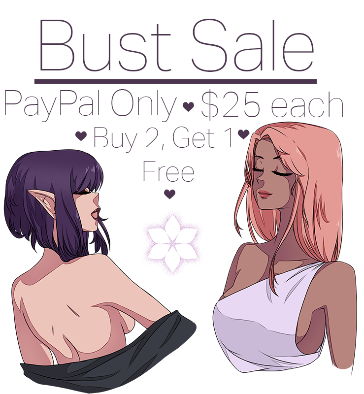 Bust Commission Sale!