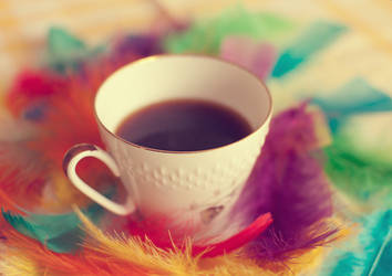 Rainbow coffee