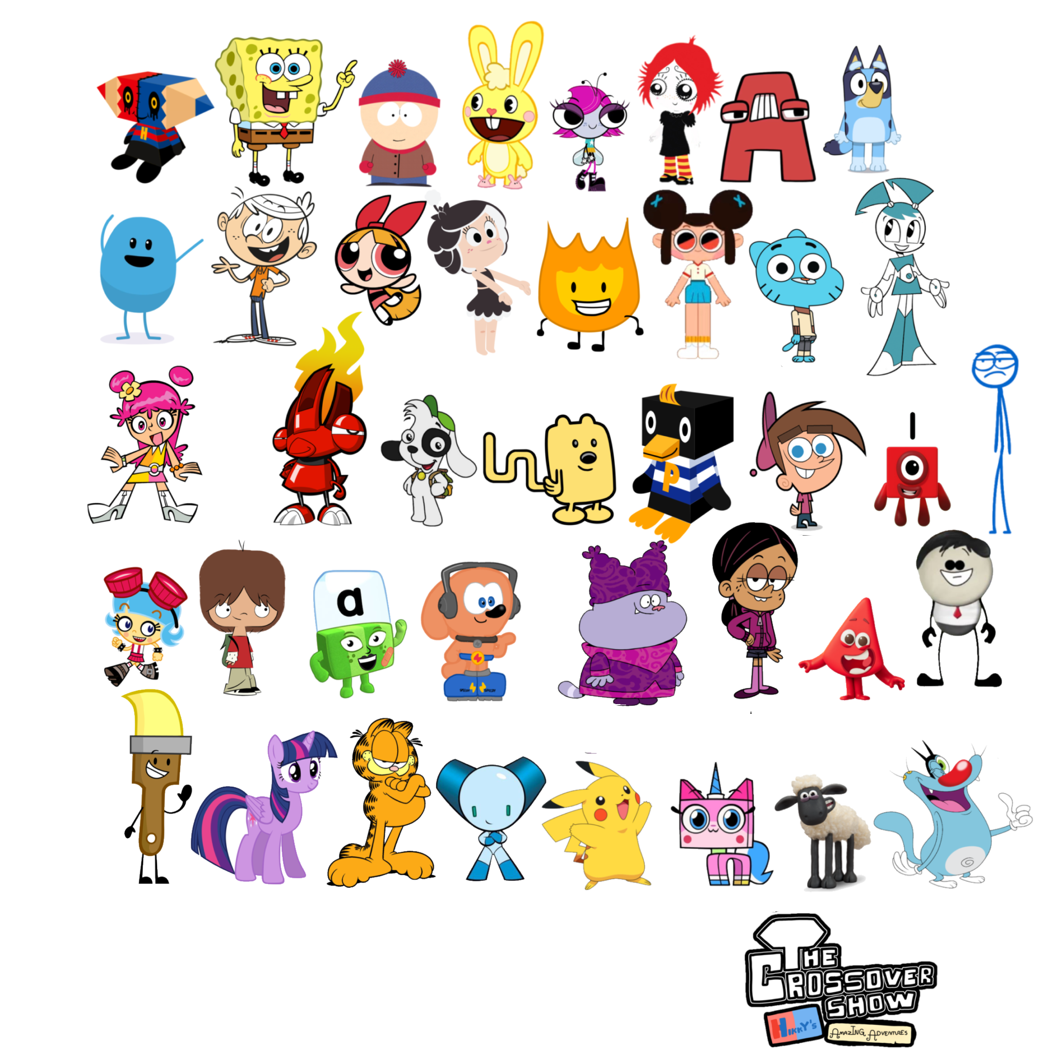 Cross Character Show 40 Characters in The Crossover Show by MHSFan on DeviantArt