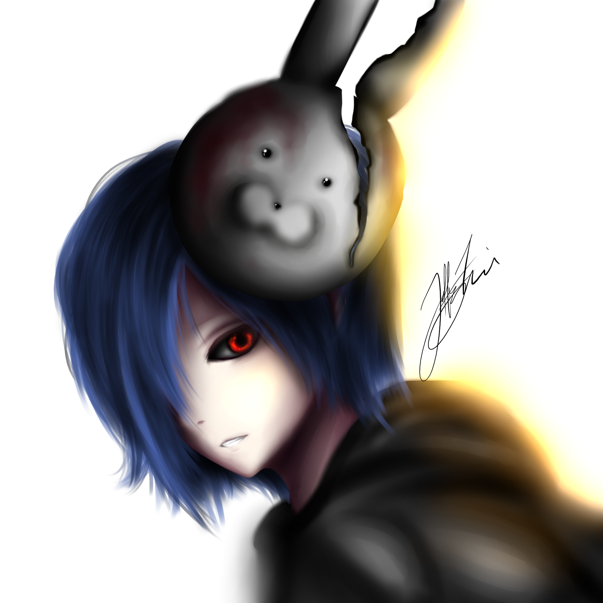Touka 'Rabbit' Kirishima by CaptainTuttlez on DeviantArt
