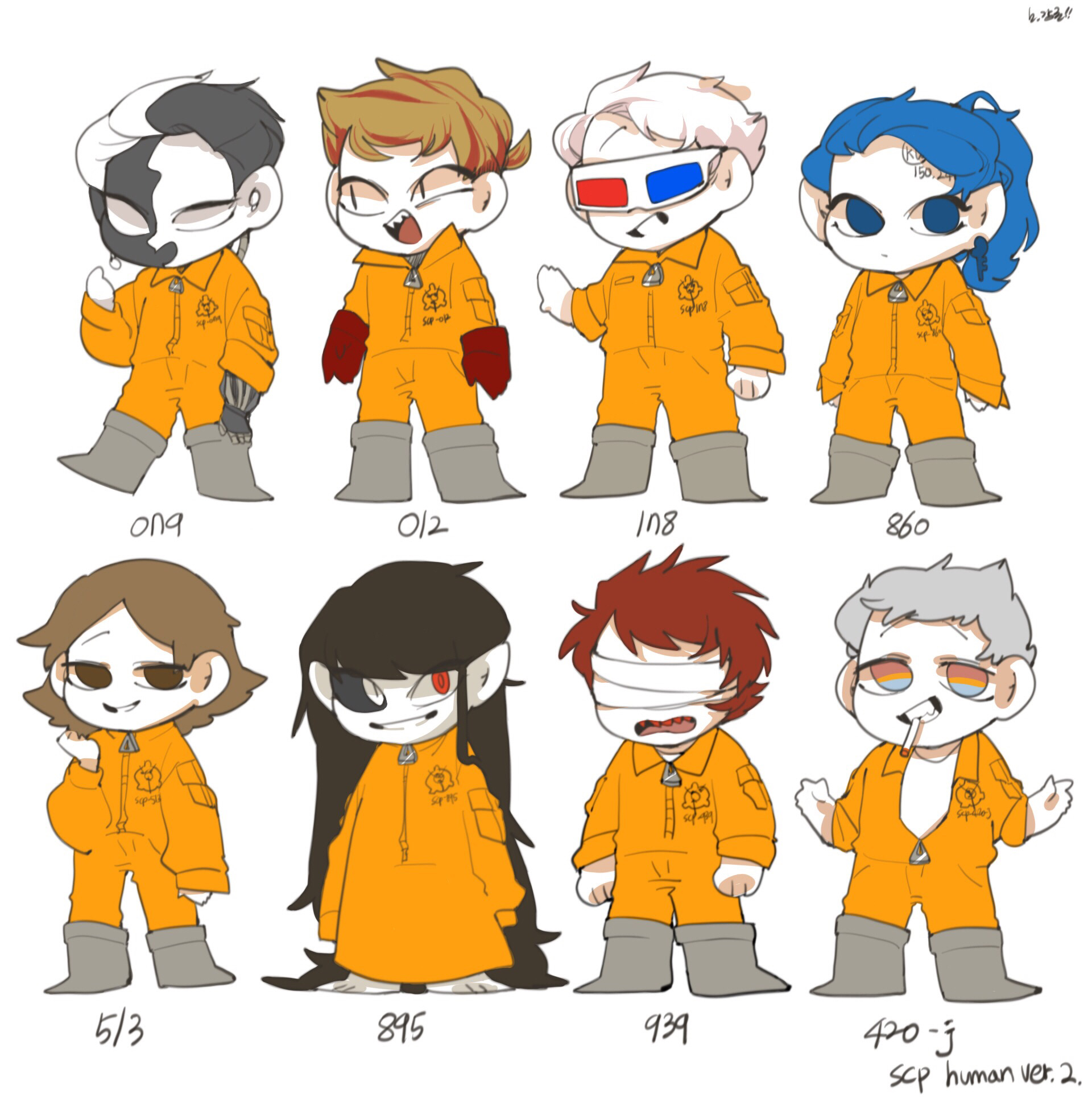Human version SCPs design (Part2) by 00sunshinebread00 on DeviantArt Human version SCPs design (Part2) by 00sunshinebread00 on DeviantArt