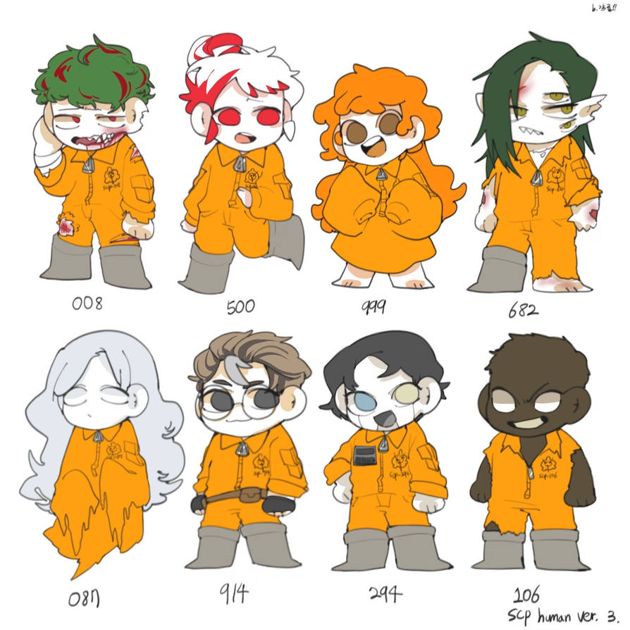 Human version SCPs design! (Part3) by 00sunshinebread00 on DeviantArt