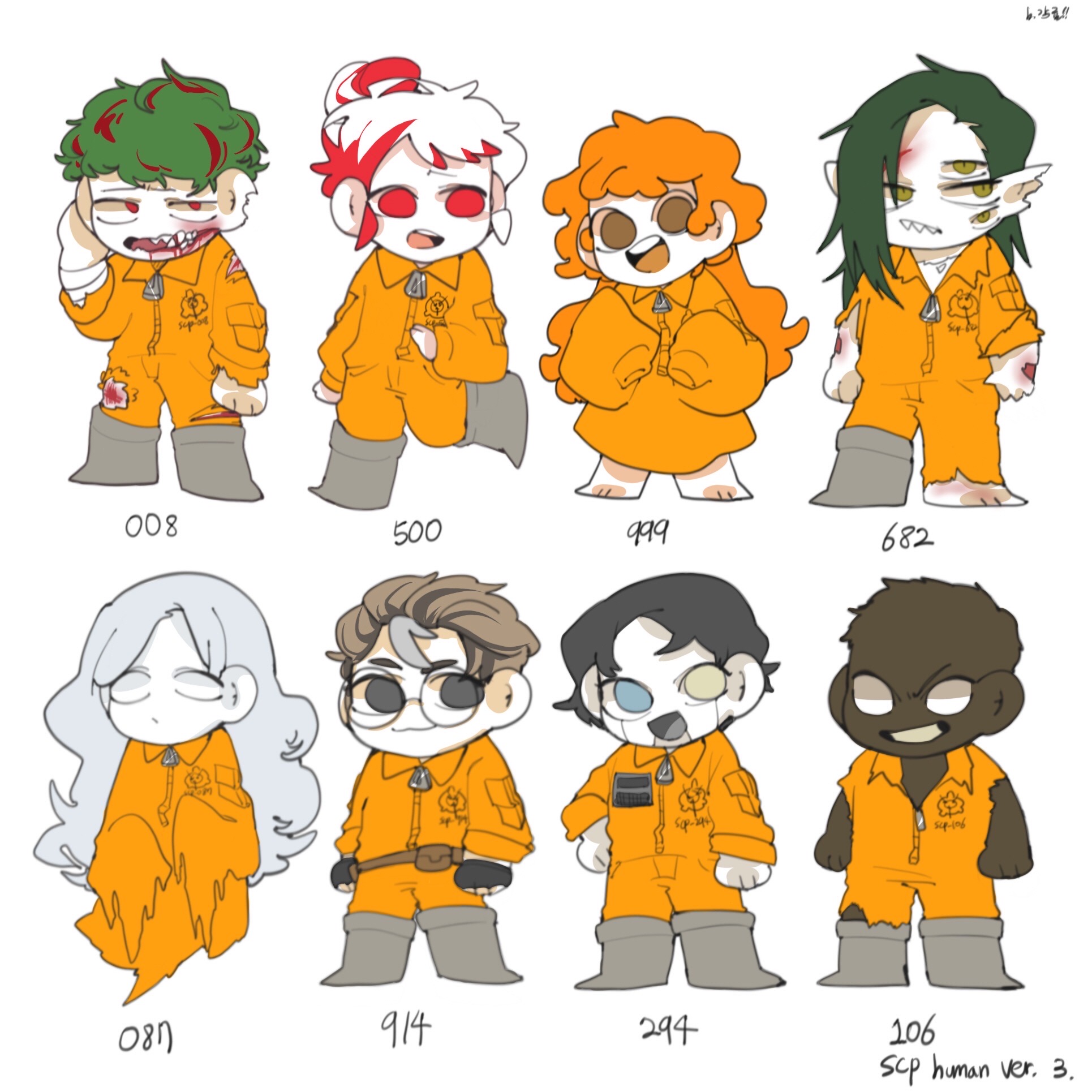 Human version SCPs design! (Part3) by 00sunshinebread00 on DeviantArt