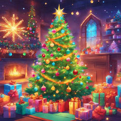Beautiful Christmas tree