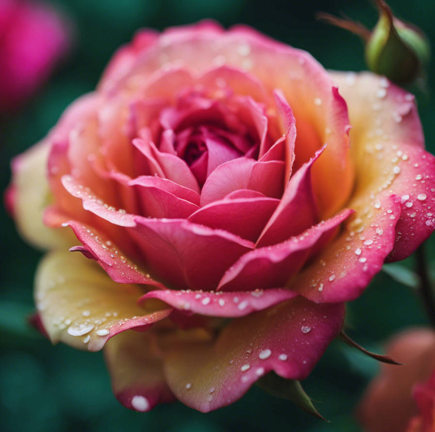 Beautiful Roses Mixed Colors A beautiful mixed colors rose by nmmarkowa on DeviantArt
