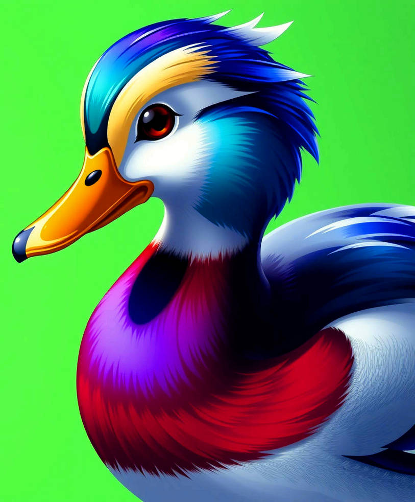 Amazing duck colors by nmmarkowa on DeviantArt