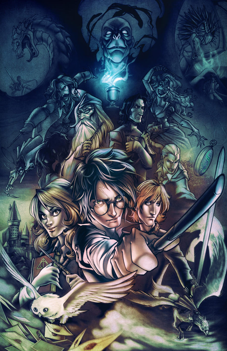 Harry Potter Expocomic09 Color by ElectroCereal