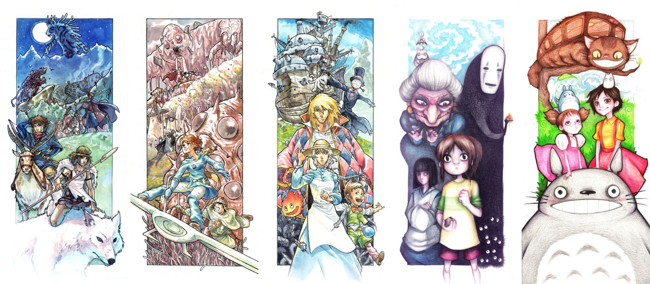 ghibli print pack by electrocereal on deviantart
