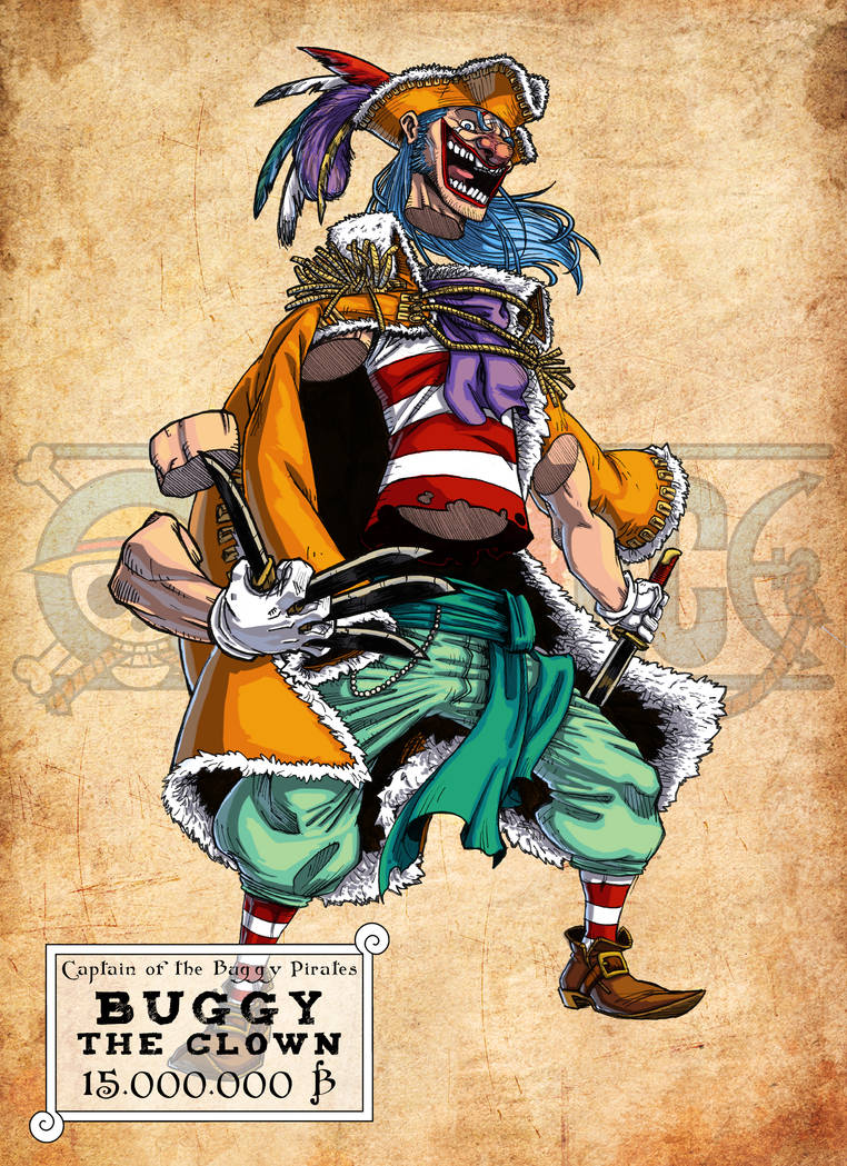 WANTED] One Piece - Buggy the Clown by ElectroCereal on DeviantArt