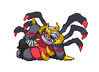 Pokemon Giratina x Slaking Sprite Fusion