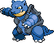 Pokemon Blastoise X Carracosta Sprite Fusion