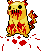 Creepy Bloody Pikachu Sprite