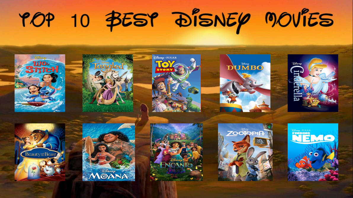 My top 10 favorite Disney movies by Piplupandpokemon on DeviantArt