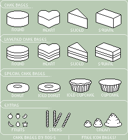 Cakes - Free Icon Bases by etNoir