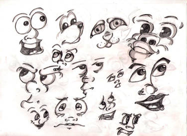 Expression/ Face sketches 7