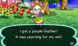 Purple Festivale Feather