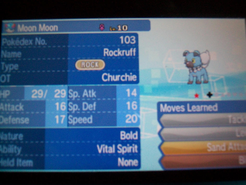 Shiny Rockruff by DoctorChurchie on DeviantArt