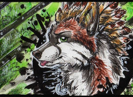 ACEO: HowlingWolfSong