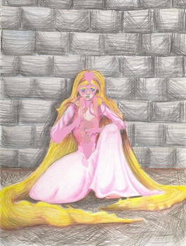 Rapunzel pretty in pink